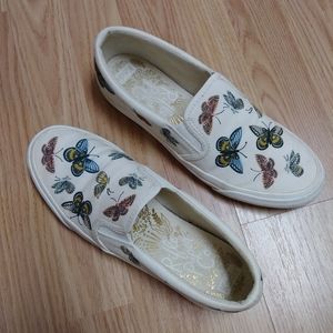 Monarch Ankle Slip On EUC Rifle Paper Co. Keds